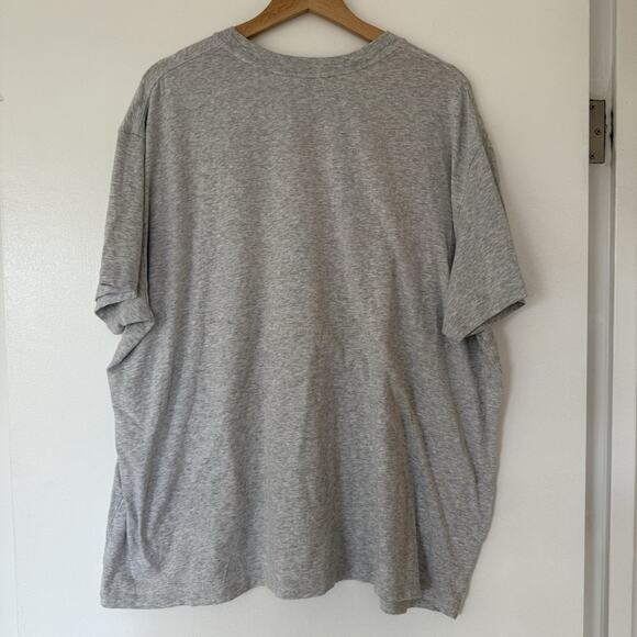 SKIMS Heather Gray Boyfriend Tee 4X T Shirt Short Sleeve Minimalist Cozy Stretch - Picture 3 of 10
